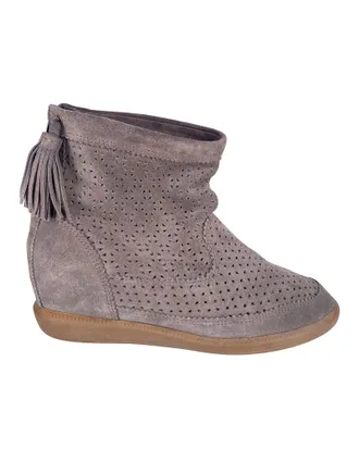 Isabel Marant Isabel Marant fluwelen Stainer mandlaarzen in grijs su&egrave;de
