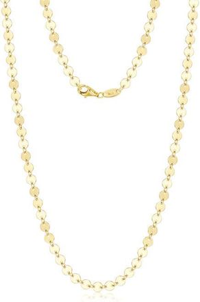 Lafonn Lola Disc Chain Necklace in Gold at Nordstrom, Size 18