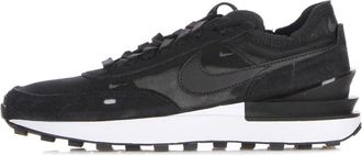 Nike Lage Sneaker Zwart/Wit/Oranje Wafel Stijl - Heren - Fitnessschoenen - Zwart - 38 1/2 EU - Su&egrave;de - Fitness
