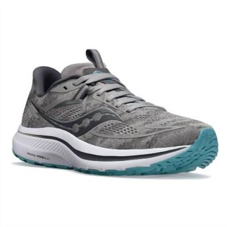 Saucony Womens Omni 21 Shoe In Alloy/rainfall