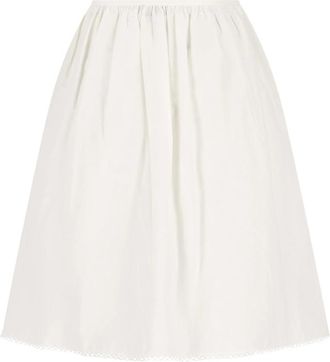 Miu Miu Flap-pocket Midi Skirt