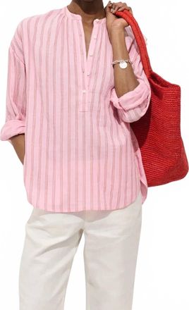 Alex Mill Nina Popover Top In Pink