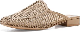 Franco Sarto Holland Womens Dress Flat Shoes Woodsmoke Brown Woven : 8.5 M, Synthetic