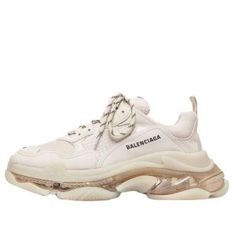 Balenciaga Triple S Sneaker Clear Sole - Off White 541624W09O19005