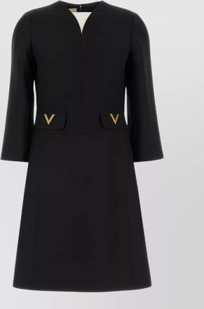 Valentino Garavani silk knee-length dress