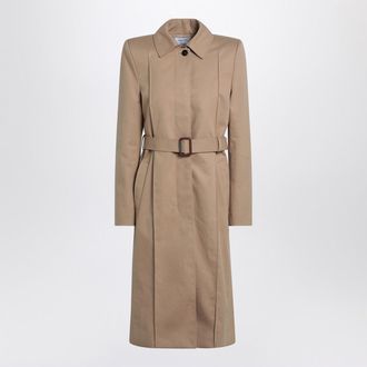 Alexander McQueen Alexander Mc Queen Beige Trench Coat With Belt