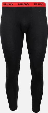 HUGO BOSS Mens HUGO Linked Logo Long Johns, Black - Size: 32/33/32
