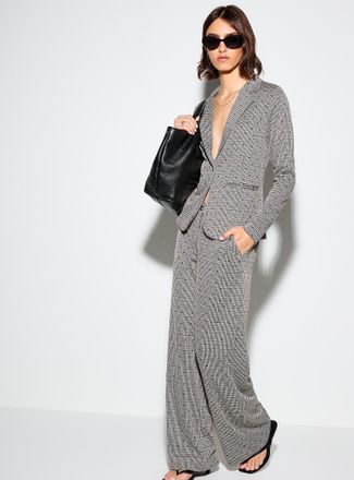 Ichi Womens Houndstooth and polka dot pant