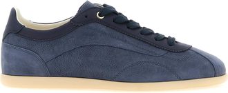 Brunello Cucinelli Blue Calfskin Low Top Mens Sneakers