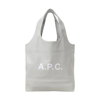 A.P.C. Grey Shoulder Tote Bag