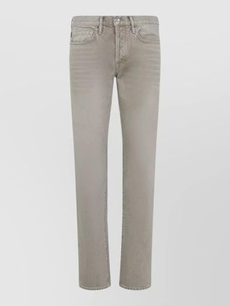 Tom Ford straight leg denim trousers five pocket