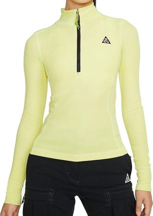 Nike (WMNS) Nike x ACG Long Sleeve Base Layer Top Green Yellow DH3096-389