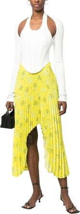 Rokh Donna, Gonne, Giallo, L, new