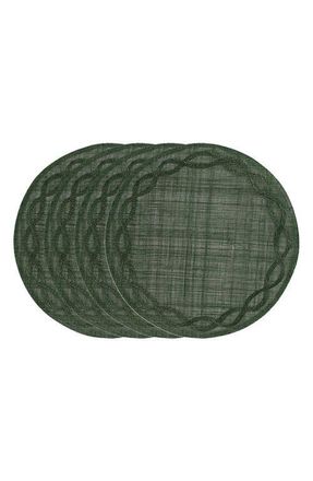 Juliska Tuileries Garden Set of 4 Placemats in Basil at Nordstrom