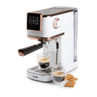 Domo Machine A Expresso 3 En 1 - Domo - Do746k - 1350 W - 20 Bar - Blanc / Rose