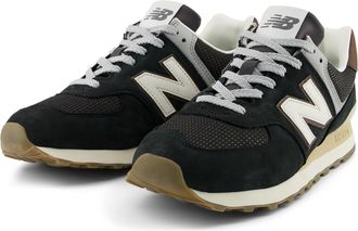 New Balance Sneaker NEW BALANCE 574, Damen, Gr. 37,5, braun, Leder, Synthetik, Textil, Schuhe Sneaker