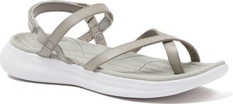 Lands End All Day Comfort Strap Sandals in Moonstruck Gray at Nordstrom, Size 9.5