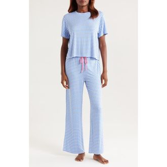 Honeydew Intimates All American Pajamas in Periwinkle Gingham at Nordstrom Rack, Size Small
