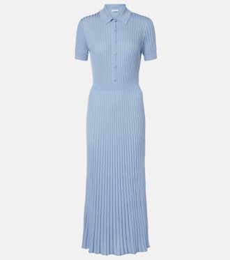 Gabriela Hearst Amor ribbed-knit silk and cashmere maxi dress