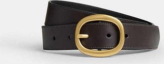 Coach Oval Buckle Belt, 32mm