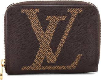 Louis Vuitton Portamonete Zippy con monogramma Giant Reverse - Marrone