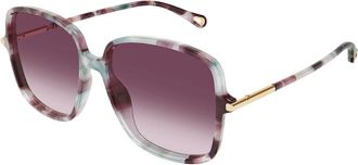 Chlo&eacute; CH0396S 004 Womens Sunglasses Tortoiseshell Size 57
