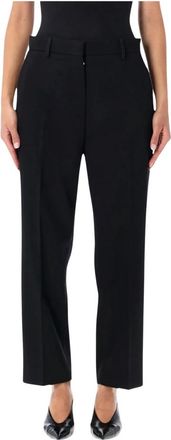 Lanvin Rechte broeken - Dames - Straight fit broeken - Zwart - M - Broeken