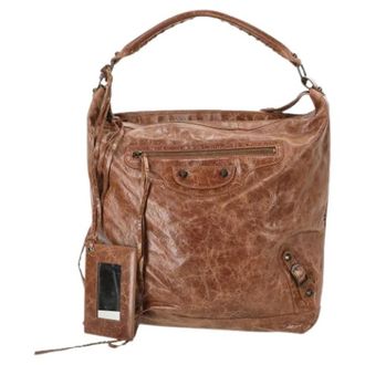 Balenciaga Pre-owned Arena Classic Day Bag - Dames - Vintage Handtas - Bruin - ONE Size - Leer - Vintage