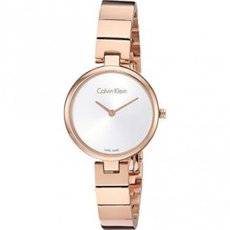 Calvin Klein Authentiek Quartz Horloge - Dames - Horloges - Roze - ONE Size - Accessoires
