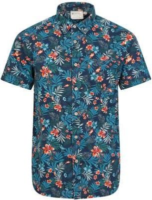 Mountain Warehouse Tropical Floral Short-Sleeved Shirt in Navy at Nordstrom, Size Xxx-Large