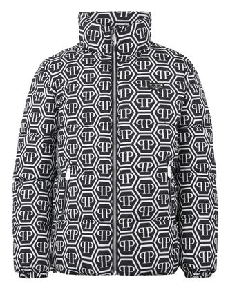 Philipp Plein Nylon Puffer Jacket Monogram