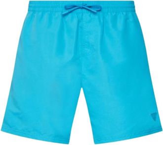 Guess Basis Swimtrunk Blauw Polyester - Heren - Strandmode - Blauw - XL - Polyester - Badmode