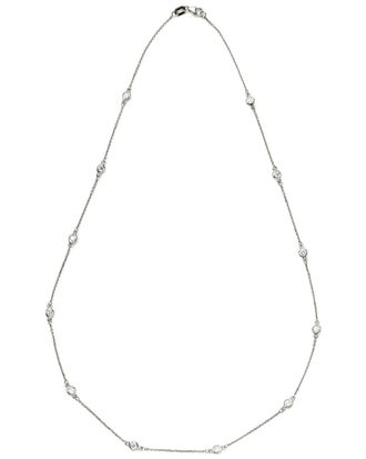 Suzy Levian 14K 1.80 Ct. Tw. Diamond Station Necklace