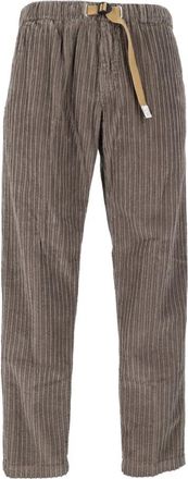 White Sand Pantalones de pana de rayas anchas - Trousers - Hombre - Beige - XL