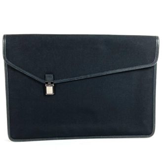 Gucci Black Nylon Clutch Bag Pouch (Pre-Owned)