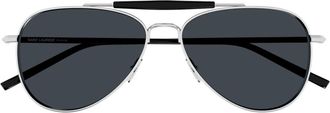 Saint Laurent Sunglasses, unisex, Gray, Size: 57 MM SL 864 Sunglasses