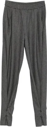 Andamane Buttoned-cuff Elasticated-waist Trousers