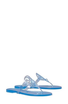 Tory Burch Miller Jelly Flip Flop in Pool Blue at Nordstrom, Size 6
