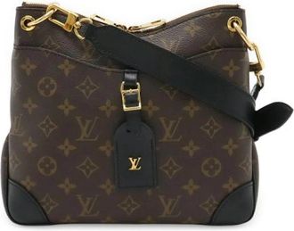 Louis Vuitton Pre-owned Monogram Odeon NM PM Schoudertas - Dames - Vintage Schoudertas - Bruin - ONE Size - Leer - Vintage