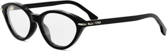 Fendi Selleria Cat Eye Optical Frame - Dames - Brillen - Zwart - 53 MM - Accessoires