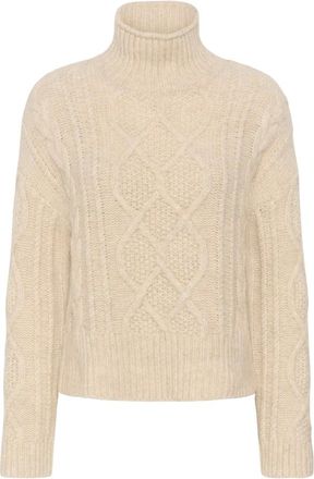 Part Two Jersey de cuello alto - Knitwear - Mujer - Beige - M