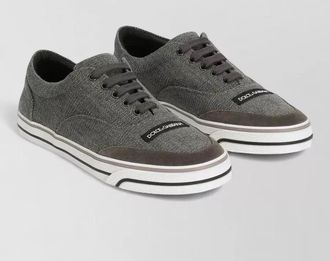 Dolce & Gabbana sail sneaker low top linen crossover