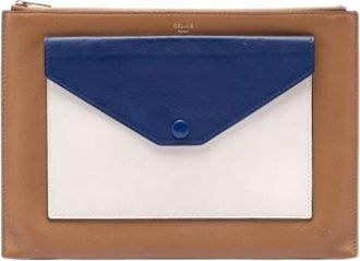 Celine Pre-owned Leather celine-bags - Dames - Vintage Clutch - Veelkleurig - ONE Size - Vintage