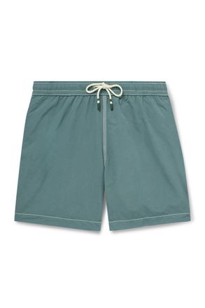 Hartford Straight-Leg Mid-Length Swim Shorts