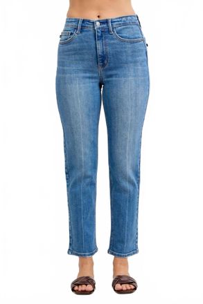 Judy Blue Blair Straight-Leg Jeans In Medium Wash