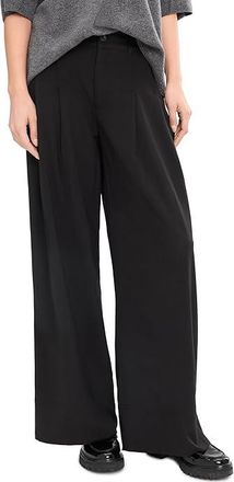 Liverpool L.A. High-rise Pleated Wide Leg Trouser 30 Inseam Womens Clothing Black : 10 24, Elastane/Polyester/Viscose