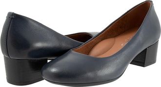 Softwalk Lynn High Womens Heels Navy : 10.5 N (AA), Leather/Rubber