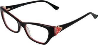 Guess Black Plastic Glasses Womens (Frames)