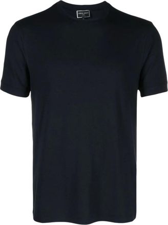 Giorgio Armani Heren, Tops, Blauw, Maat: 3XL Jersey