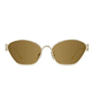 Loewe Anagram Gold Cat Eye Sunglasses